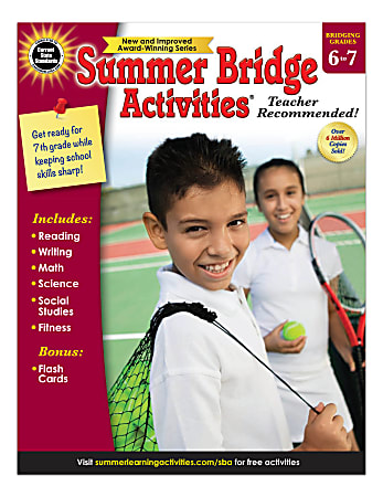 Carson-Dellosa Summer Bridge Activities Workbook, Grades 6-7