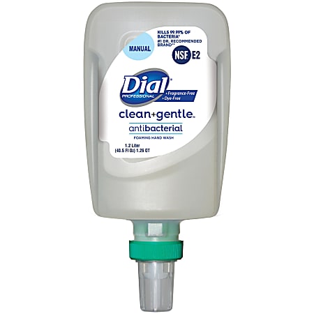 Dial FIT Refill Clean+ Foaming Hand Wash - 1.27 quart - Bacteria Remover, Odor Remover - Skin, Hand - 32100