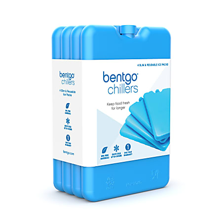 Bentgo Buddies Reusable Ice Packs Blue Set Of 4 Packs - Office Depot
