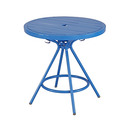 Safco CoGo™ Outdoor/Indoor Round Table, 36" Diameter, Blue
