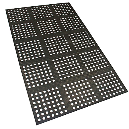 ES Robbins Pro Lite Drain Mat, 36"W x 60"D, Black