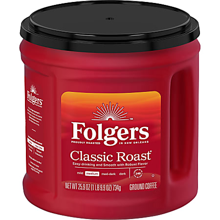 Folgers® Classic Coffee, Medium Roast, 30.5 Oz Per Bag