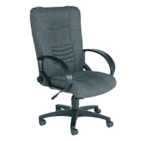 Sealy High Back Fabric Chair 42 12 H x 25 14 W x 26 D Charcoal