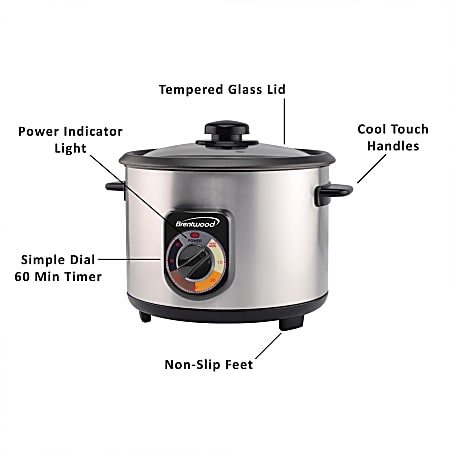 Brentwood 10 Cup Crunchy Persian Rice Cooker - ODP Business