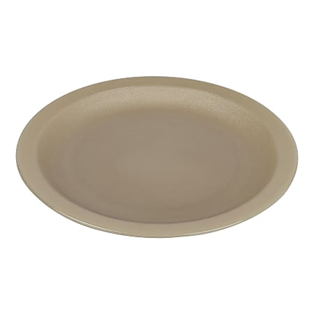 Cambro Camwear Round Dinnerware Plates, 8 1/4", Beige, Set Of 48 Plates