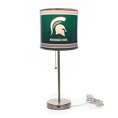 Imperial NCAA Table Lamp, 19"H, Michigan State