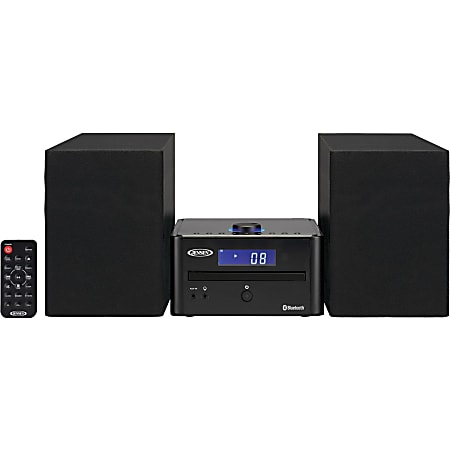 JENSEN JBS-210 Micro Hi-Fi System - 4 W RMS - Black - CD Player - 1 Disc(s) - AM, FM - 20x AM - 20x FM - CD-R/RW - 2 Speaker(s) - CD-DA - JBS210