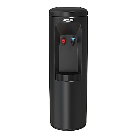 Oasis Atlantis HotCold Plumbed Floorstand Water Cooler Black - Office Depot