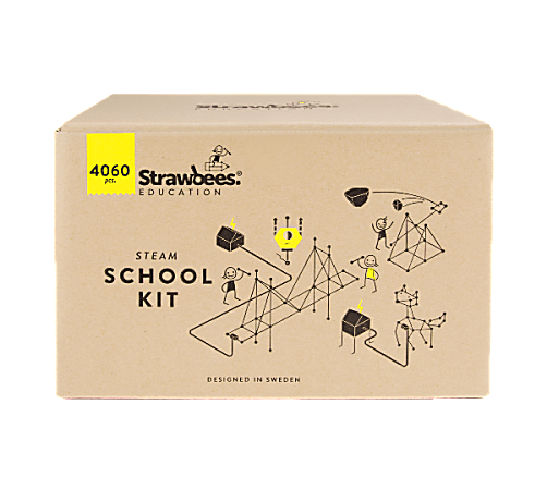 Strawbees School Kit, Assorted Colors