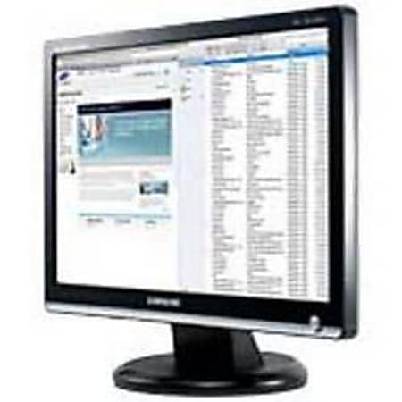 Samsung SyncMaster™ 906BW 19" Widescreen Digital/Analog LCD Monitor, Black