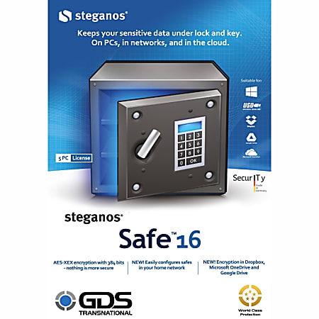 Steganos Safe 16 - 5 PC, Download Version