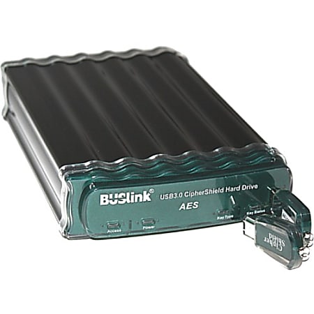 BUSlink CipherShield USB 3.0 2 TB External Hard Drive