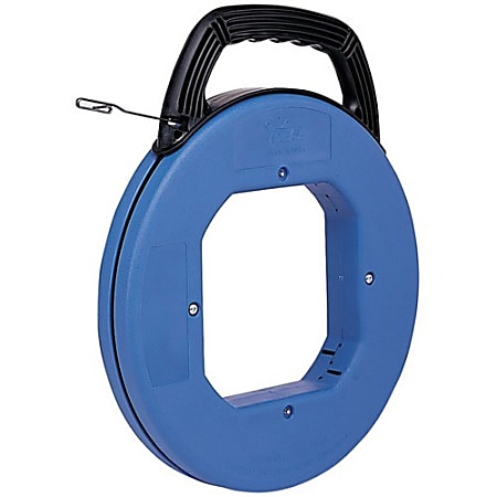 IDEAL Tuff-Grip Pro Fish Tape - 240 ft Length - Steel, Plastic - Ergonomic Handle, Rust Resistant, Slip Resistant