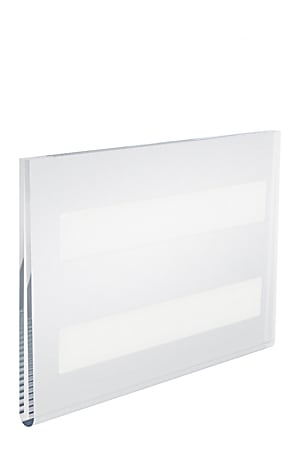 Azar Displays Acrylic Horizontal Wall-Mount U-Frame Sign Holders, 6" x 4", Clear, Pack Of 10 Sign Holders