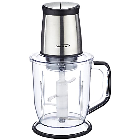 Brentwood 1.5 Cup Mini Food Chopper Red - Office Depot