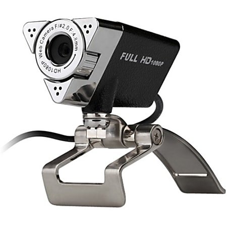 Aluratek AWC01F Video Conferencing Camera - 2 Megapixel - 30 fps - Black - USB 2.0 - 15 Megapixel Interpolated - AWC01F