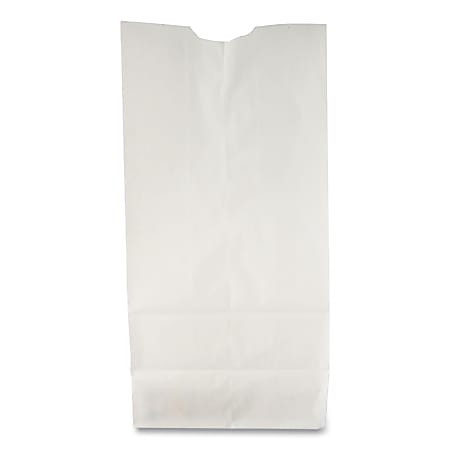 General Grocery Paper Bags, 7-15/16”H x 4-5/16”W x 2-1/2”D, White, Pack Of 500 Bags
