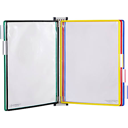 Djois by Tarifold 5-Pocket Wall-mountable Unit Display Starter Set - 5 Panels - Expandable, Wire-reinforced - 14" x 11"x 2" Depth - 1 Each - W290