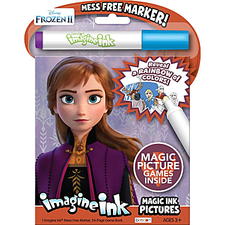 Disney Frozen 2 Magic Ink Pictures Book With Imagine Ink Marker