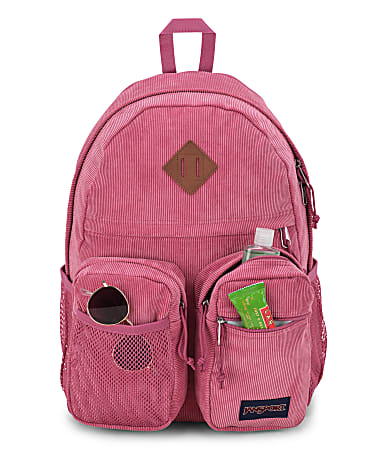 Jansport Granby Remix Backpack Mauve Haze Corduroy Office Depot