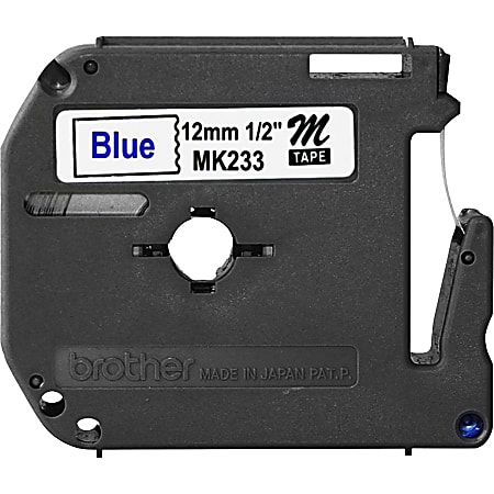 Brother P-touch Nonlaminated M Series Tape Cartridge - 1/2