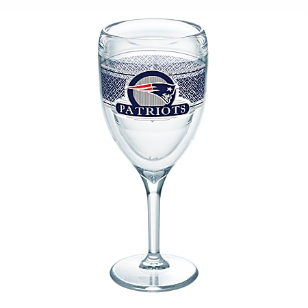 Tervis NFL Select Wine Glass, 9 Oz, New England Patriots