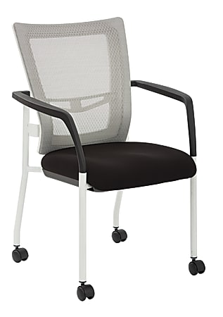Office Star™ ProGrid Mid-Back Mesh Visitors Chair, Black