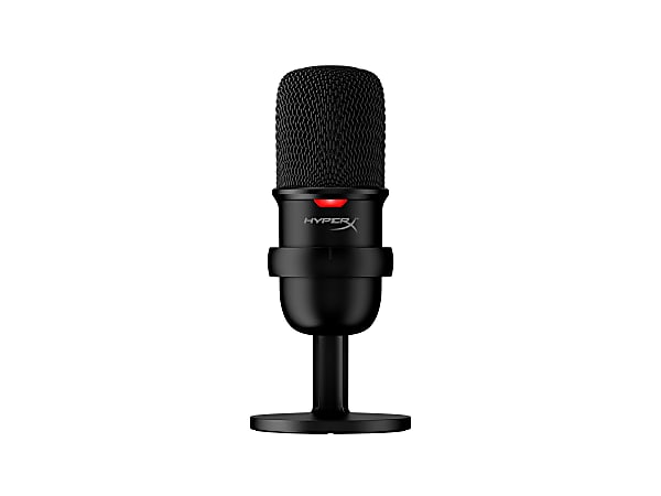 HyperX SoloCast USB Microphone Black 4P5P8AA - Office Depot