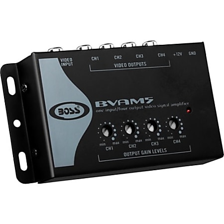 BOSS AUDIO BVAM5 Video Signal Amplifier 4 RCA Outputs - 1 Year Warranty