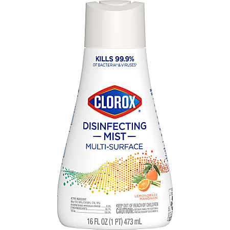 Clorox® Disinfecting Mist Multi-Surface Spray Refill, Lemongrass Mandarin, 16 Fl Oz