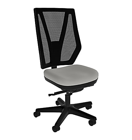 Sitmatic GoodFit Mesh Small-Scale Synchron High-Back Chair, Gray