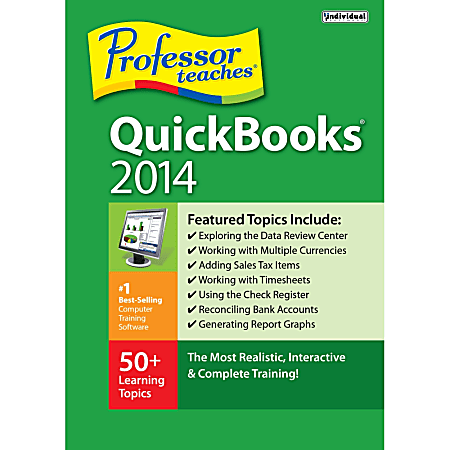 Professor Teaches QuickBooks 2014, Download Version