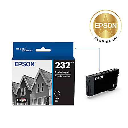 Epson T232 Claria Genuine Black Standard Yield Ink Cartridge