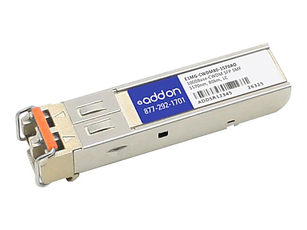 AddOn - SFP (mini-GBIC) transceiver module - GigE - CWDM - LC - 1570 nm