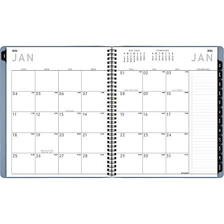 AT-A-GLANCE 2022 Monthly Planner By AT-A-GLANCE, 9 X 11 Large Contemporary Merlot 70250x50 - View #2