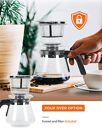 Commercial Chef 5 Cup Drip Coffee Maker White Office Depot