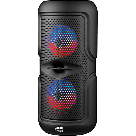 Naxa NDS-4502 Portable Bluetooth Speaker System - Black - Battery Rechargeable - USB