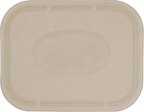 World Centric® Fiber Lids for Fiber Containers, 7.8 x 10.1 x 0.5, Natural, Paper, 400/Carton