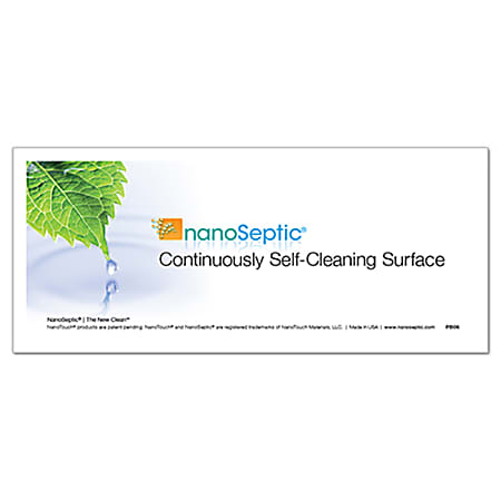 Nanoseptic Door Handle Wraps, 3-5/16" x 12", Set Of 25 Wraps
