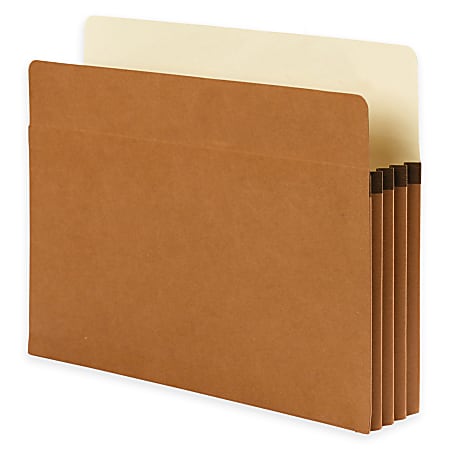 Smead® SuperTab® File Pockets, Straight Cut, Letter Size,