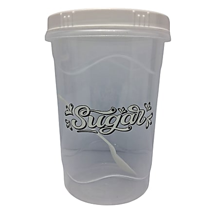 Cocina Criolla Large Coffee And Sugar Container With Spoon, 50 Oz, Total Qty 1