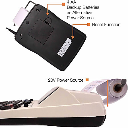 Victor 1208 2 Compact Commercial Printing Calculator - Office Depot