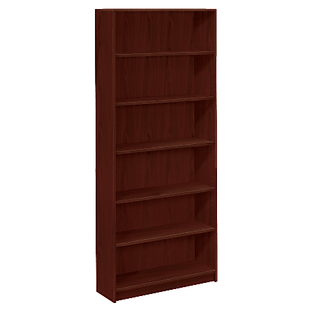 Hon 1870 Series Laminate Bookcase 6, Six Shelf Wooden Bookcase