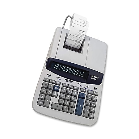 Victor 12-Digit Professional-Grade Heavy-Duty Commercial Printing Calculator