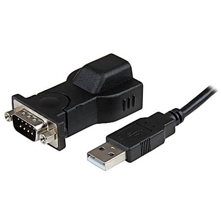 StarTech.com USB to Serial Adapter - Detachable 6 ft USB A-B Cable - Prolific PL-2303 - USB to RS232 Adapter Cable