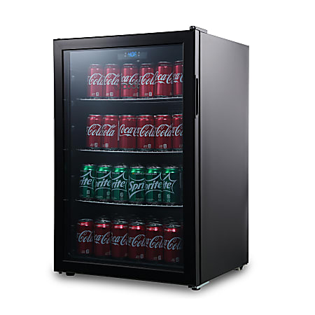 Commercial Cool 4.4 Cu. Ft. Beverage Cooler, Black