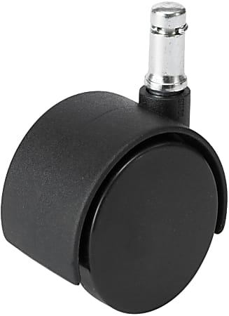 Safco® Task Master Chair Carpet Casters, 2", Black, Set Of 5 Casters