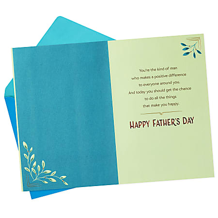 Hallmark Father's Day Card for Grandpa (You're the Kind of Man Who Makes a Difference)