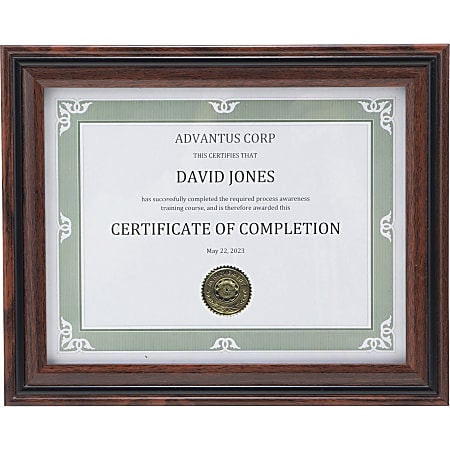 Advantus Certificate Frame - 8.50 Advantus Certificate Frame - 8.50
