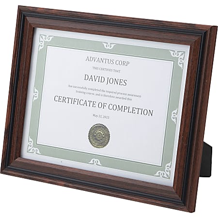 Advantus Certificate Frame - 8.50 Advantus Certificate Frame - 8.50
